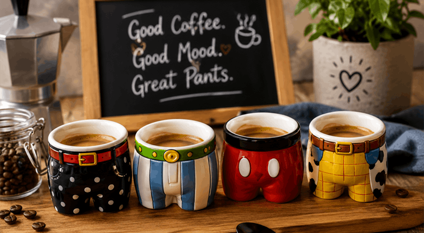Espresso cup pants