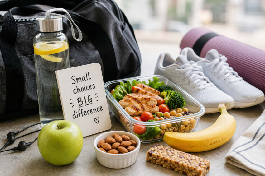 Healthy lifestyle on the go