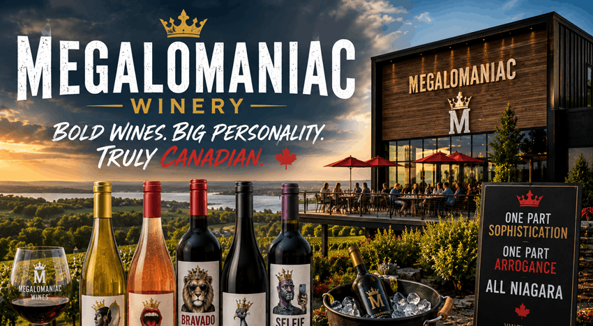 Truly canadian megalomaniac winery