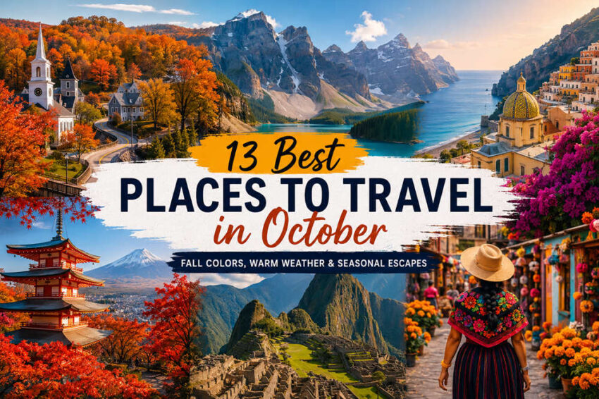 Places to travel in october